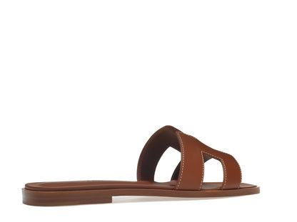 Hermes Oran Sandal Gold Box Calfskin Leather