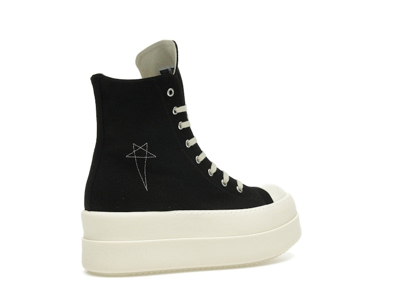 Rick Owens Hollywood DRKSHDW Double Bumper High Black Pearl Milk (Women's)