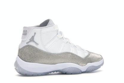 Jordan 11 Retro White Metallic Silver (Women's)