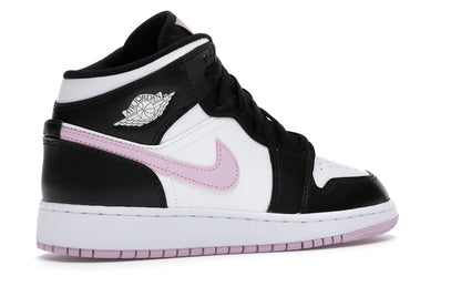 Jordan 1 Mid White Black Light Arctic Pink (GS)