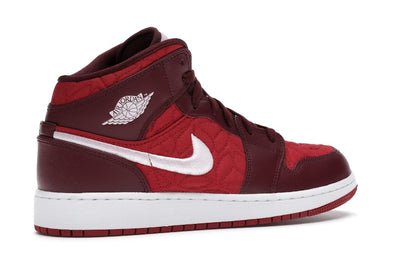 Jordan 1 Mid SE Red Quilt (GS)