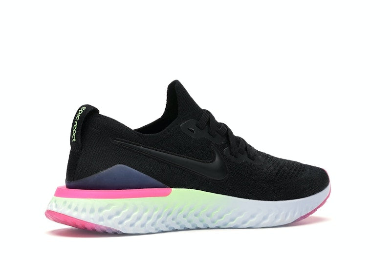 Nike Epic React Flyknit 2 Black Sapphire Hyper Pink (Women's)