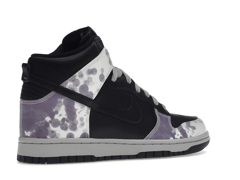 Nike Dunk High Splatter Black White Purple (Women's)
