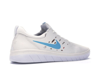 Nike SB Nyjah Summit White Light Blue Fury