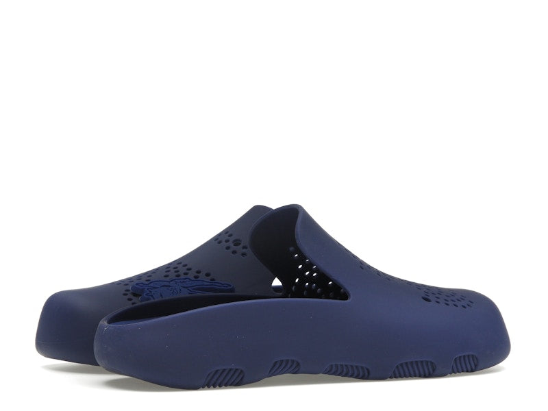 Burberry Stingray Perforated Slides Blue