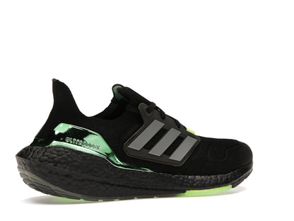 adidas Ultra Boost 22 Black Iron Metallic Beam Green