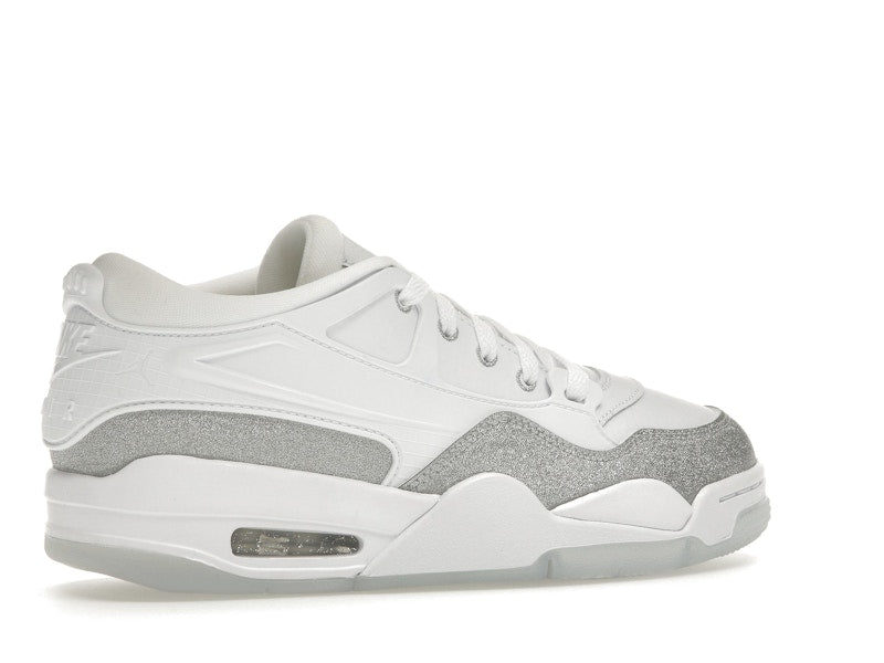 Jordan 4 RM White Metallic Silver (Women's)