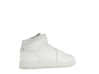 Jordan 1 Mid Triple White (2023) (GS)