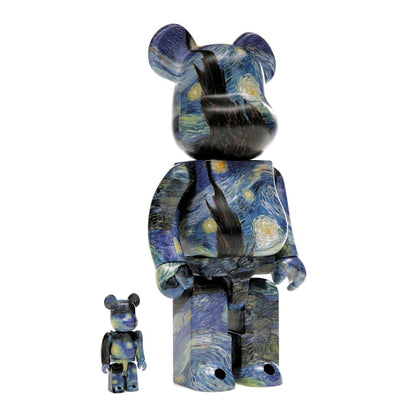 Bearbrick Vincent van Gogh The Starry Night 100% & 400% Set