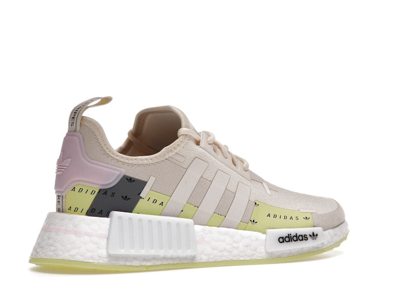 adidas NMD R1 Wonder White Pulse Yellow Pink (Women's)