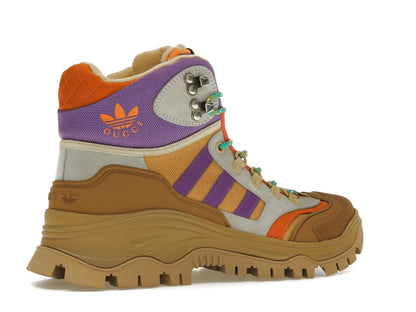 Gucci x Adidas Laced Up Boots Brown Purple (Women's)