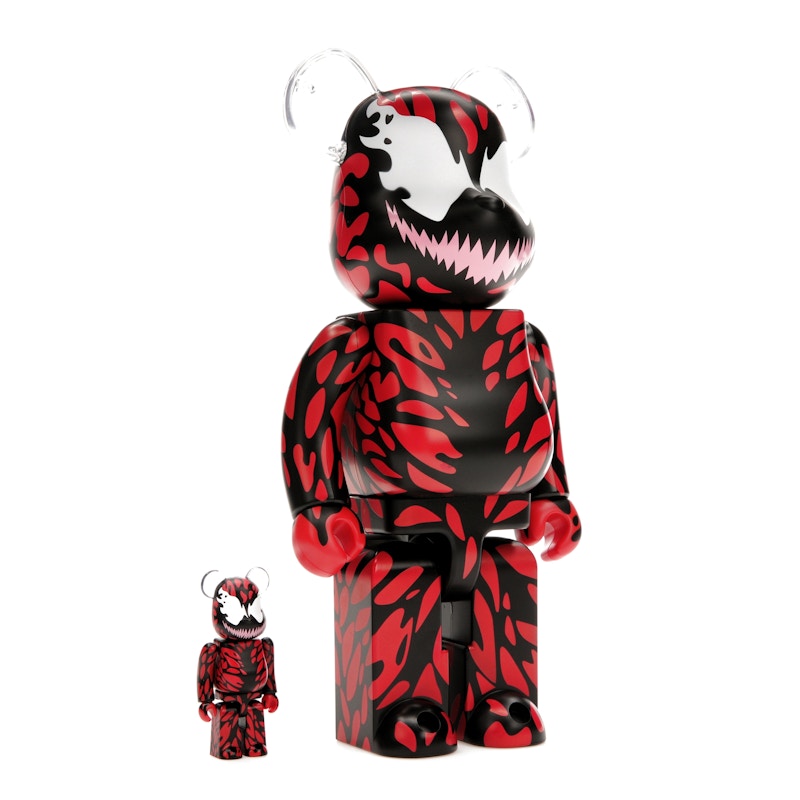 Bearbrick x Marvel Carnage 100% & 400% Set