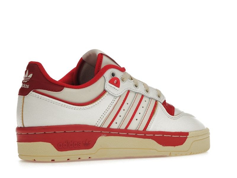 adidas Rivalry Low 86 Core White Off White Team Power Red