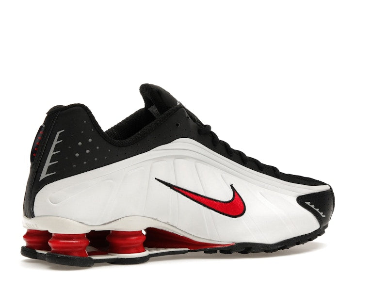 Nike Shox R4 Platinum Tint University Red Black