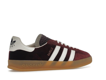 adidas x Gucci Gazelle Burgundy Velvet