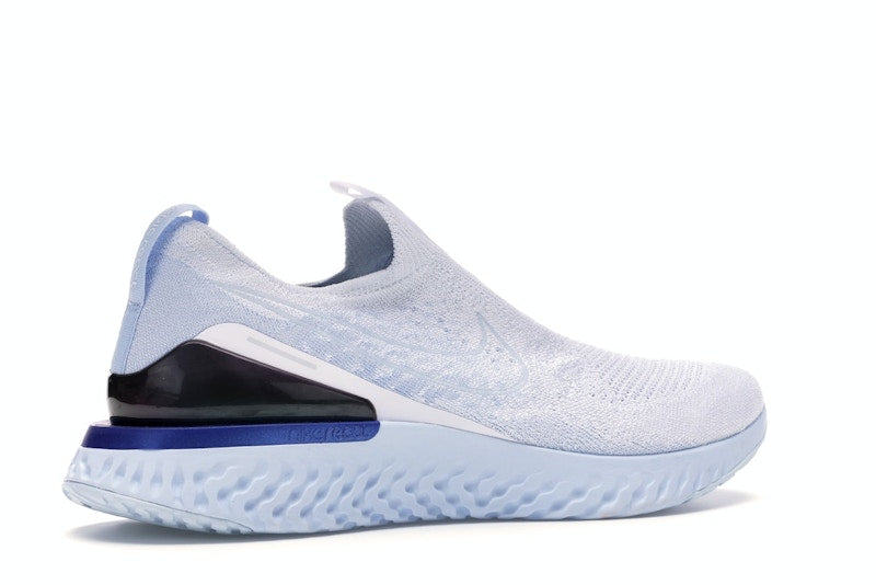 Nike Epic React Moc Flyknit White Hydrogen Blue