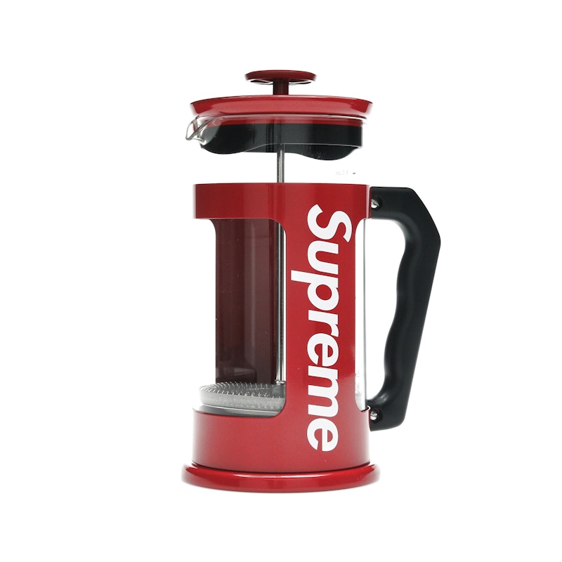 Supreme Bialetti 8-Cup French Press Red