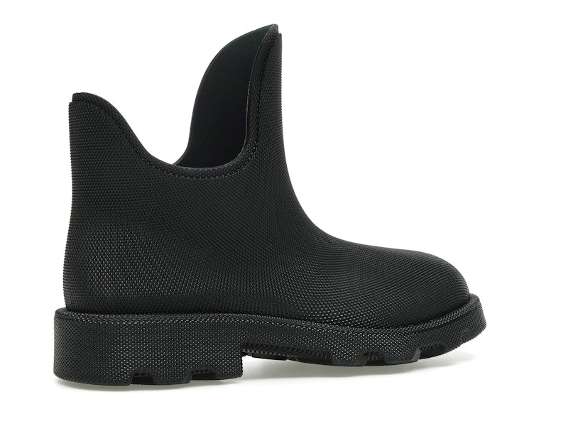 Burberry Marsh Round-Toe Ankle Boots Black