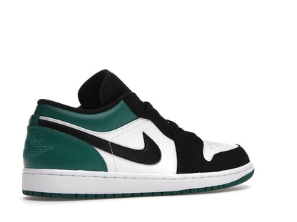 Jordan 1 Low White Black Mystic Green