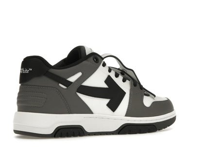 OFF-WHITE Out Of Office OOO Low Tops Dark Gray Black