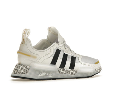 adidas NMD R1 V3 White Black Gold Tartan Trefoil