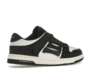 AMIRI Skel Top Low Shimmer Black White