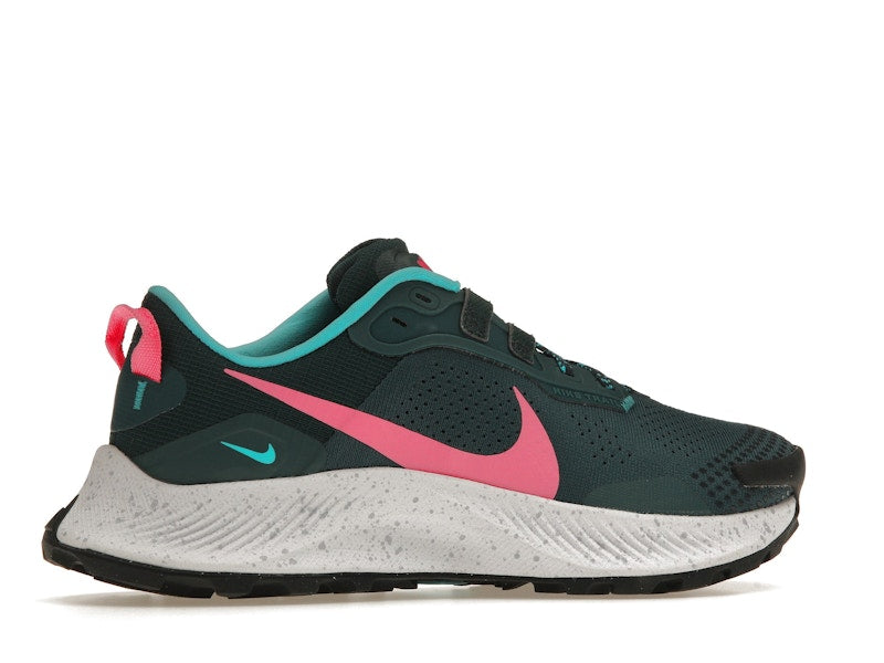 Nike Pegasus Trail 3 Dark Teal Green Pink Glow (Women's)