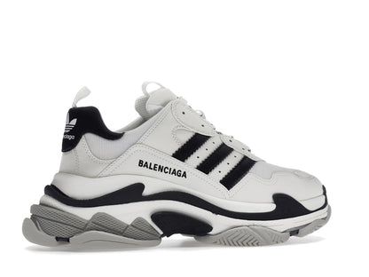 Balenciaga x adidas Triple S White Black