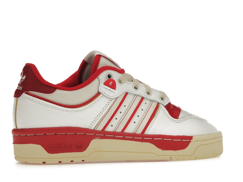 adidas Rivalry Low 86 Core White Off White Team Power Red