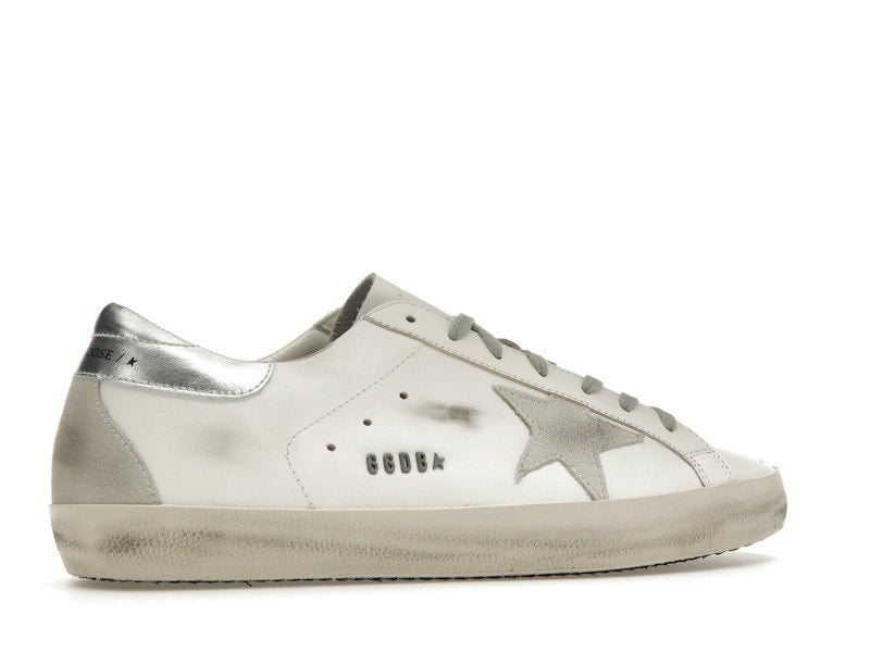 Golden Goose Super-Star White Silver