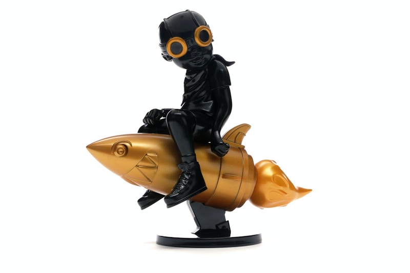Hebru Brantley x Billionaire Boys Club x Bait Beyond The Beyond Fly Boy Figure 9 Inches Black/Gold