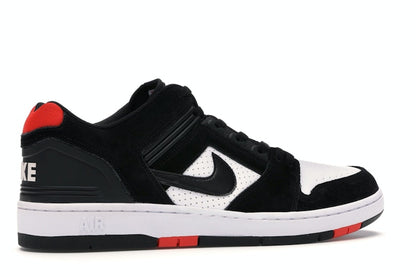 Nike SB Air Force 2 Low Black White Habanero Red