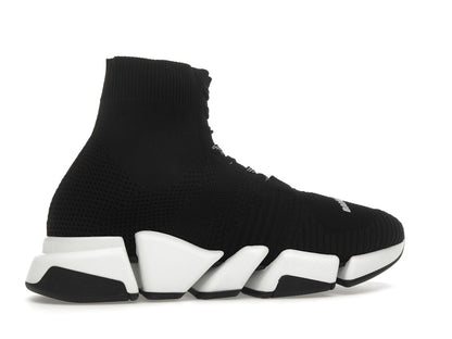 Balenciaga Speed 2.0 Lace Up Black White
