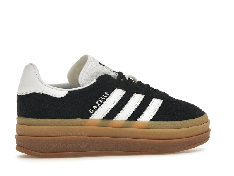 adidas Gazelle Bold Black White Gum (Women's)