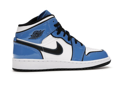 Jordan 1 Mid Signal Blue (GS)