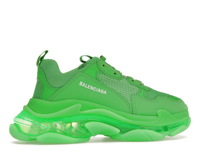 Balenciaga Triple S Clear Sole Bright Green
