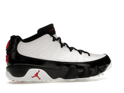 Jordan 9 Retro Low Golf White Black True Red