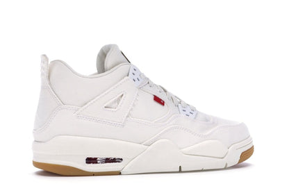 Jordan 4 Retro Levi's White (GS) (Blank Tag)