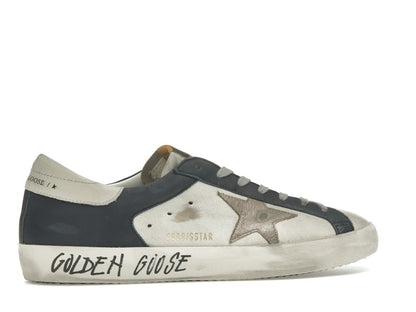 Golden Goose Super Star White Dark Blue Gun Metal