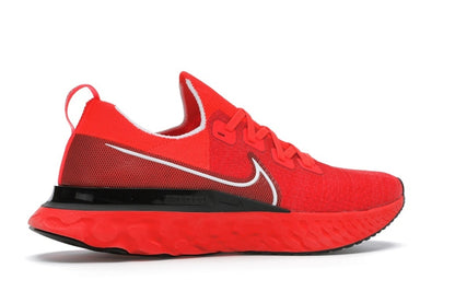 Nike React Infinity Run Flyknit Bright Crimson Black