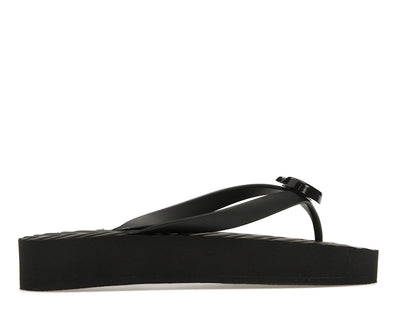 Gucci Chevron Thong Sandal Black Rubber