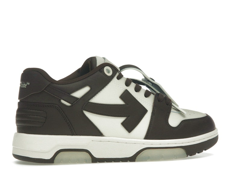 OFF-WHITE Out Of Office "OOO" Low Tops Chocolate Cream