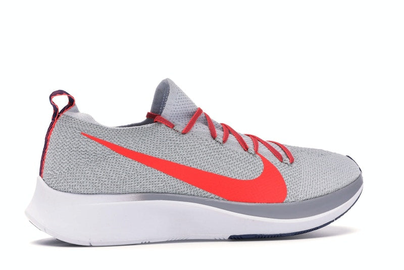 Nike Zoom Fly Flyknit Pure Platinum Bright Crimson