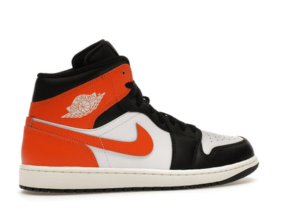 Jordan 1 Mid Black Toe Starfish