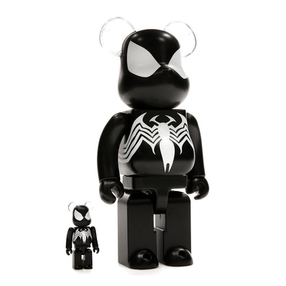 Bearbrick x Marvel Spider-Man Black Costume 100% & 400% Set