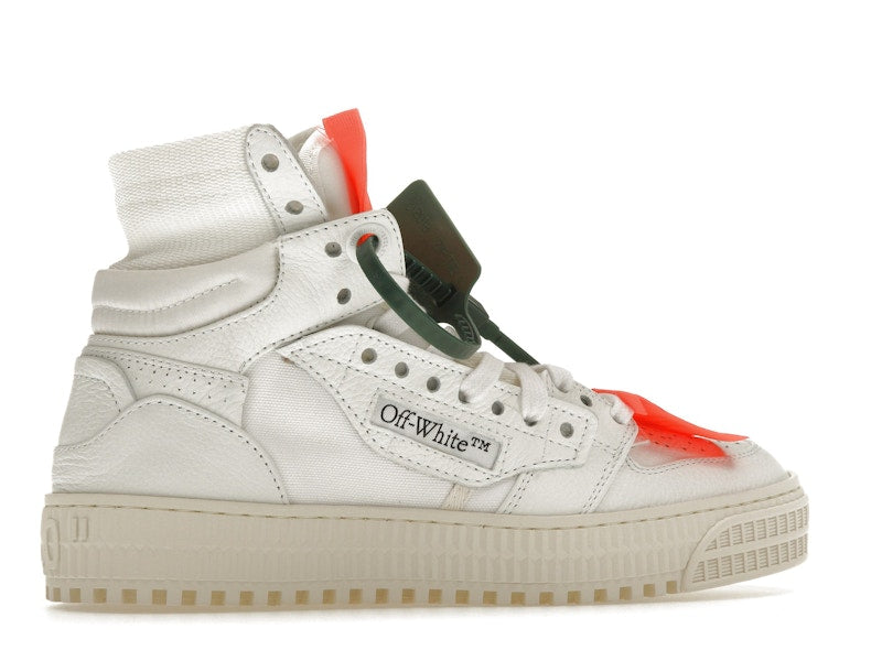 OFF-WHITE Off Court 3.0 Leather Canvas White White Orange (Women's)