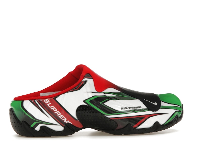 Nike Clogposite Supreme White Gym Red Green
