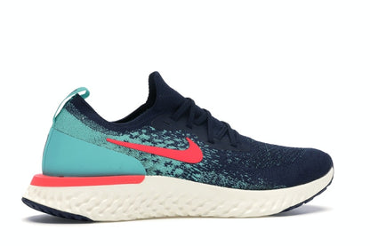 Nike Epic React Flyknit College Navy Hyper Jade