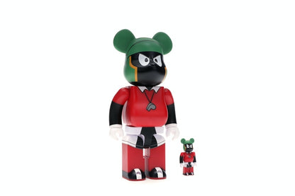 Bearbrick Marvin The Martian 100% & 400% Set Black/Red