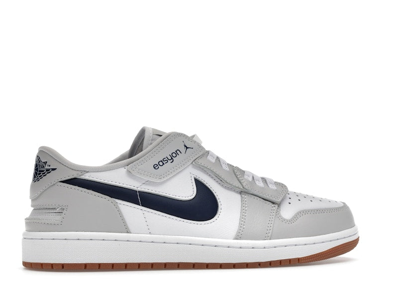 Jordan 1 Low EasyOn White Neutral Grey Gum Midnight Navy